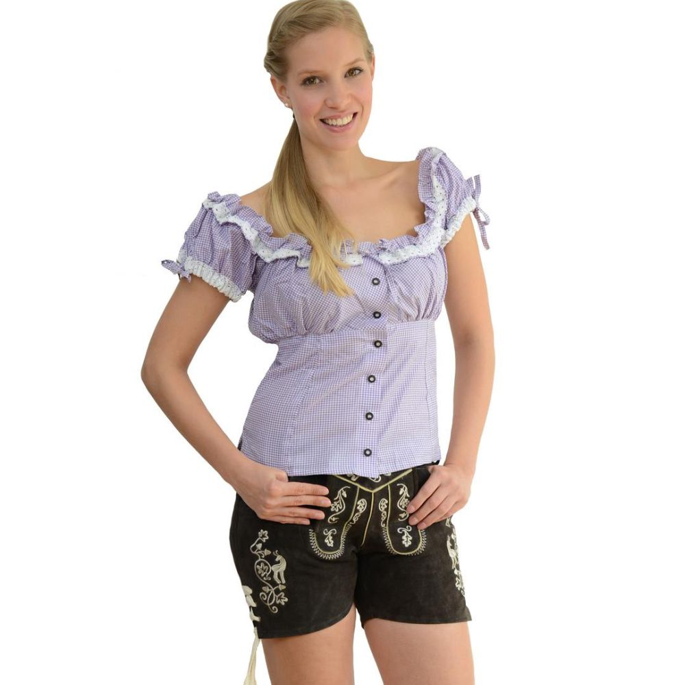 Bavarian Beauty: Tailored Women's Lederhosen