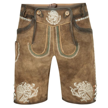 Authentic Men Lederhosen Mexico in Brown 2024