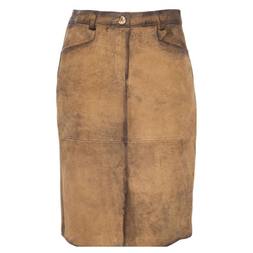 Traditional German Lederhosen Skirt for Women